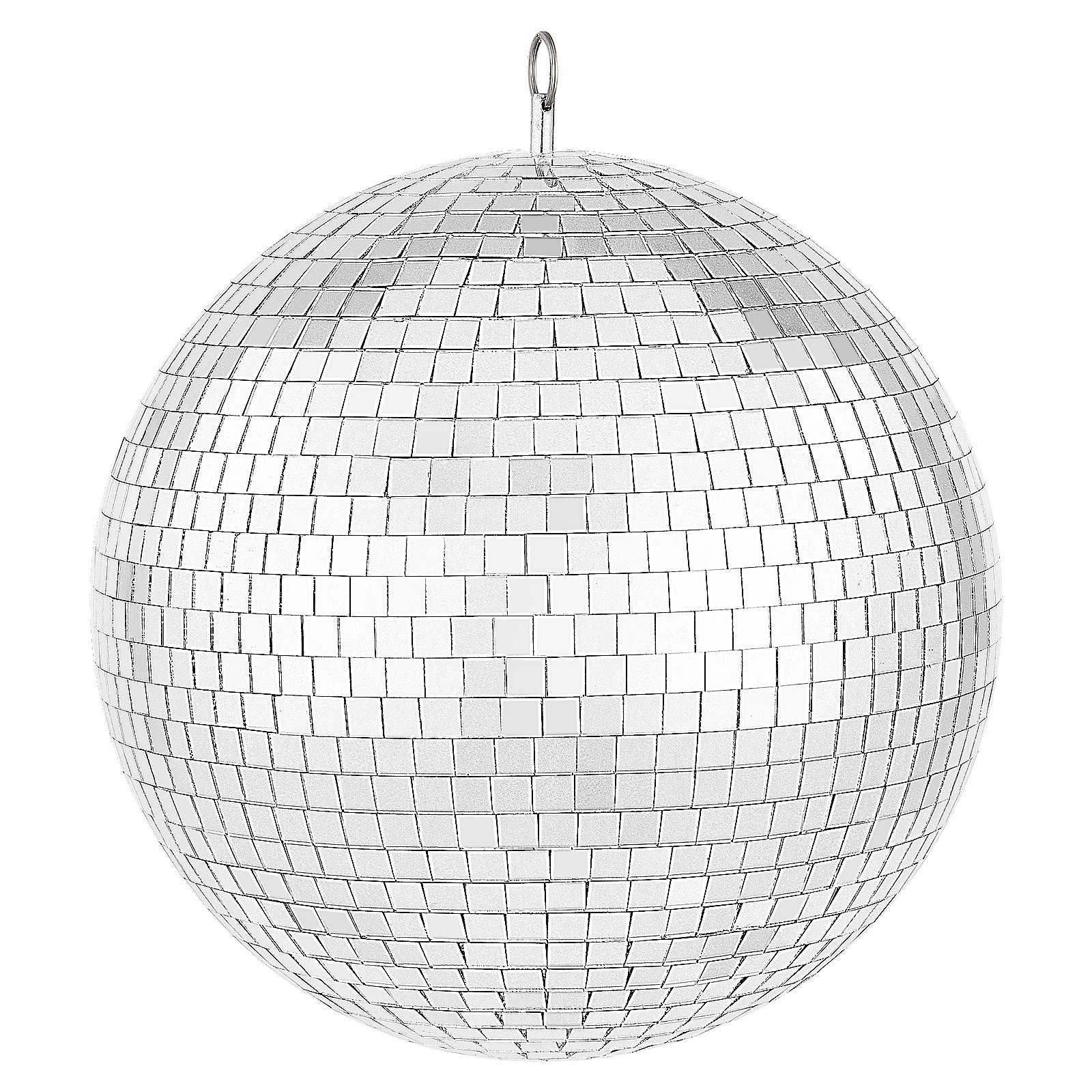 VEVOR Palla da Discoteca a Specchio da 295 mm Palla a Specchio con Anello di Sospensione, Decorazioni per Feste con Palla da Discoteca con Fulmini, Ideale per DJ Club, Matrimoni, Compleanni, Natale