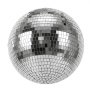 VEVOR Sfere da Discoteca a Specchio 100/150/200/300 mm di Colore Argento, Confezione da 8, con Anello per Appendere, per Oggetti di Scena per Palcoscenici, 2 Misure di Piastrelle Riflettenti in Vetro