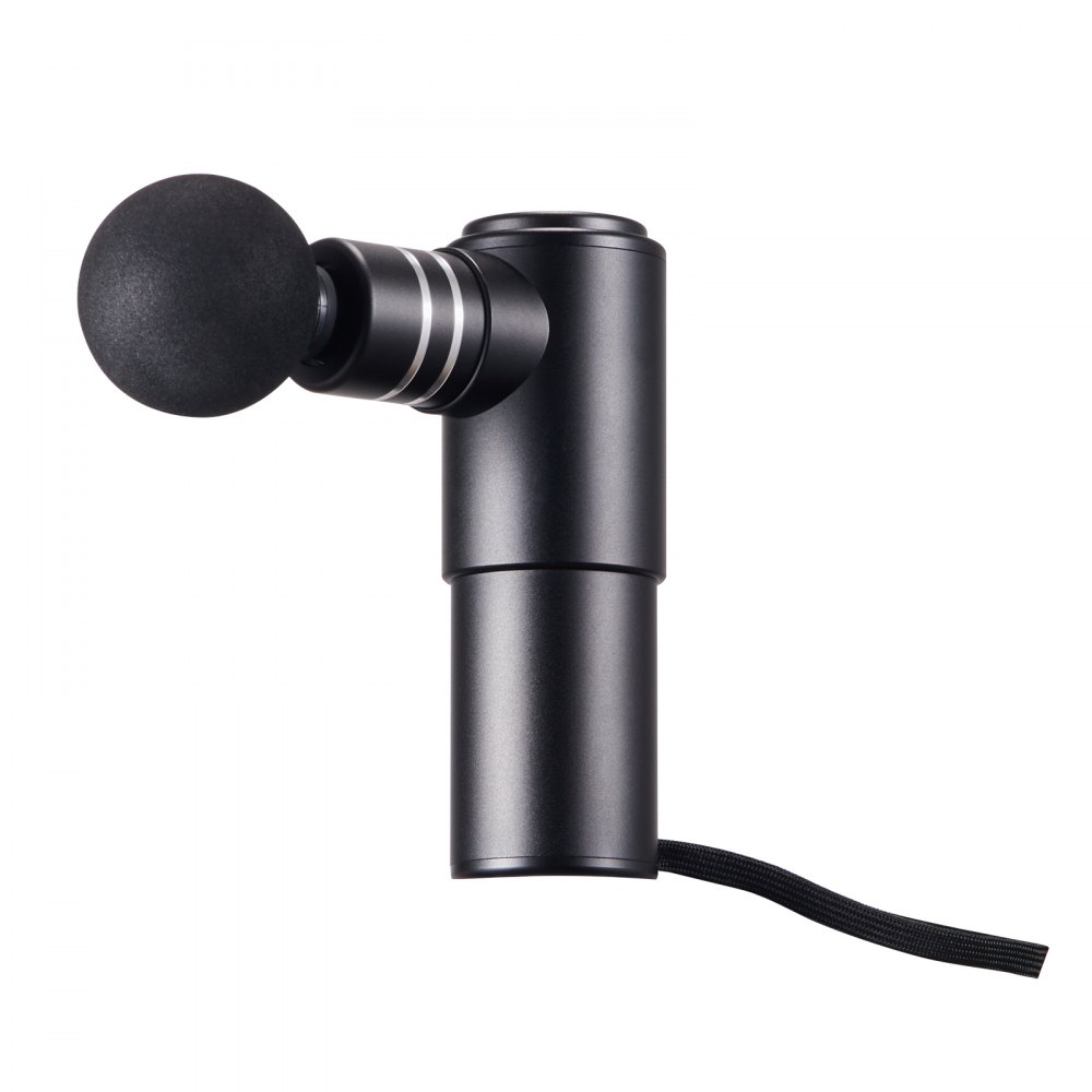 VEVOR Deep Tissue Massage Gun, Percussion Mini Muscle Massage Gun for Athletes – with 4 Speed Levels and 4 Massage Heads, 12V 2500mAh Batteries, Handheld Massage Gun