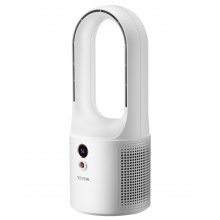 VEVOR Ventilatore Portatile Senza Pale da Tavolo Ventilatore USB Potenza 7W Silenzioso 6 Velocità Display LCD Digitale, Ventilatore di Raffreddamento 135x135x330 mm per Casa, Camera da Letto, Ufficio