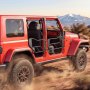 VEVOR Kit di Porte Tubolari per Jeep, Kit Porte Tubolari 4 pezzi Fuoristrada Compatibile con Jeep Wrangler JL 2018-2026 Gladiator JT 2020-2026 in Acciaio Legato, Cuscinetti in Gomma