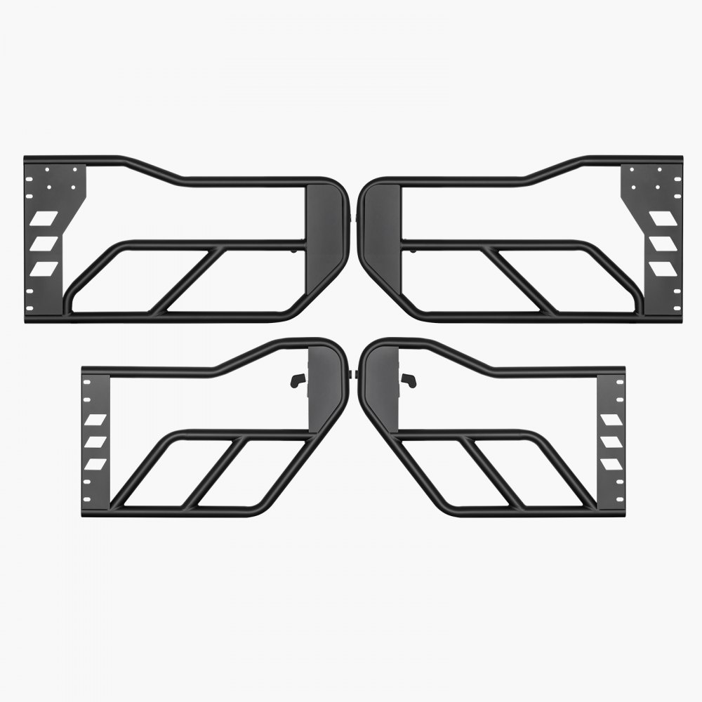 VEVOR Porte Tubolari Jeep, 4 Porte, Stile Adventure DOT, Porte Dotate di Specchietti Laterali con Specchietti Retrovisori, Porte per Jeep Wrangler JL 2018-2024 e Jeep Gladiator JT 2020-2024