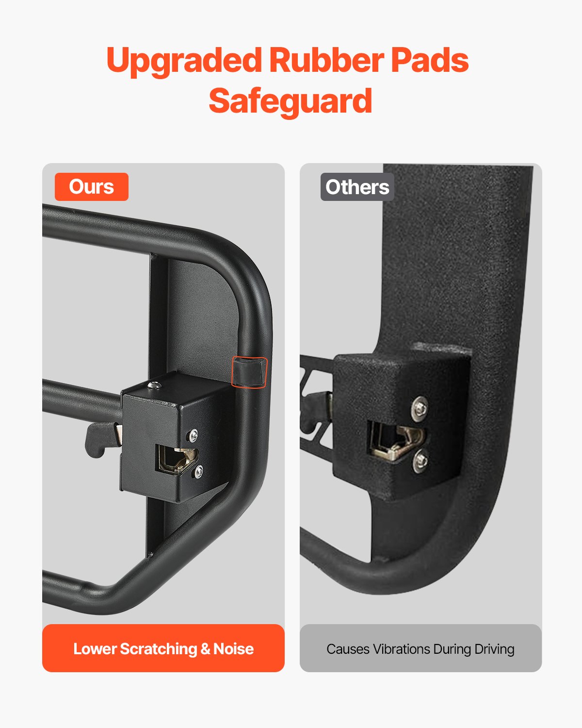 VEVOR Porte Tubolari Jeep, 4 Porte, Stile Adventure DOT, Porte Dotate di Specchietti Laterali con Specchietti Retrovisori, Porte per Jeep Wrangler JL 2018-2024 e Jeep Gladiator JT 2020-2024