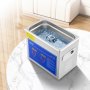 VEVOR Pulitore ad ultrasuoni 3L Macchina di pulizia ad ultrasuoni in acciaio inossidabile Timer di riscaldamento digitale Pulizia gioielli per uso domestico personale commerciale