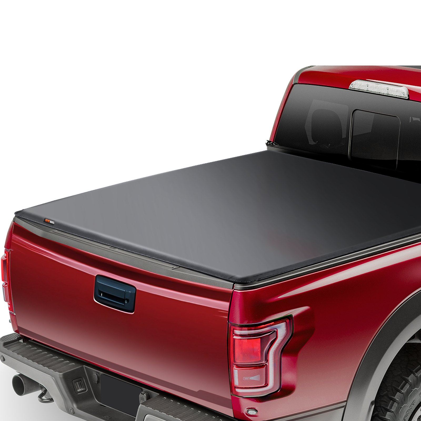 VEVOR tonneau cover, roll-up tonneau cover, compatible with 2019-2024 Chevy Silverado GMC Sierra 1500 (not compatible with 19-24 Classic) tonneau cover, for 17.7 x 16.2 m tonneau bed