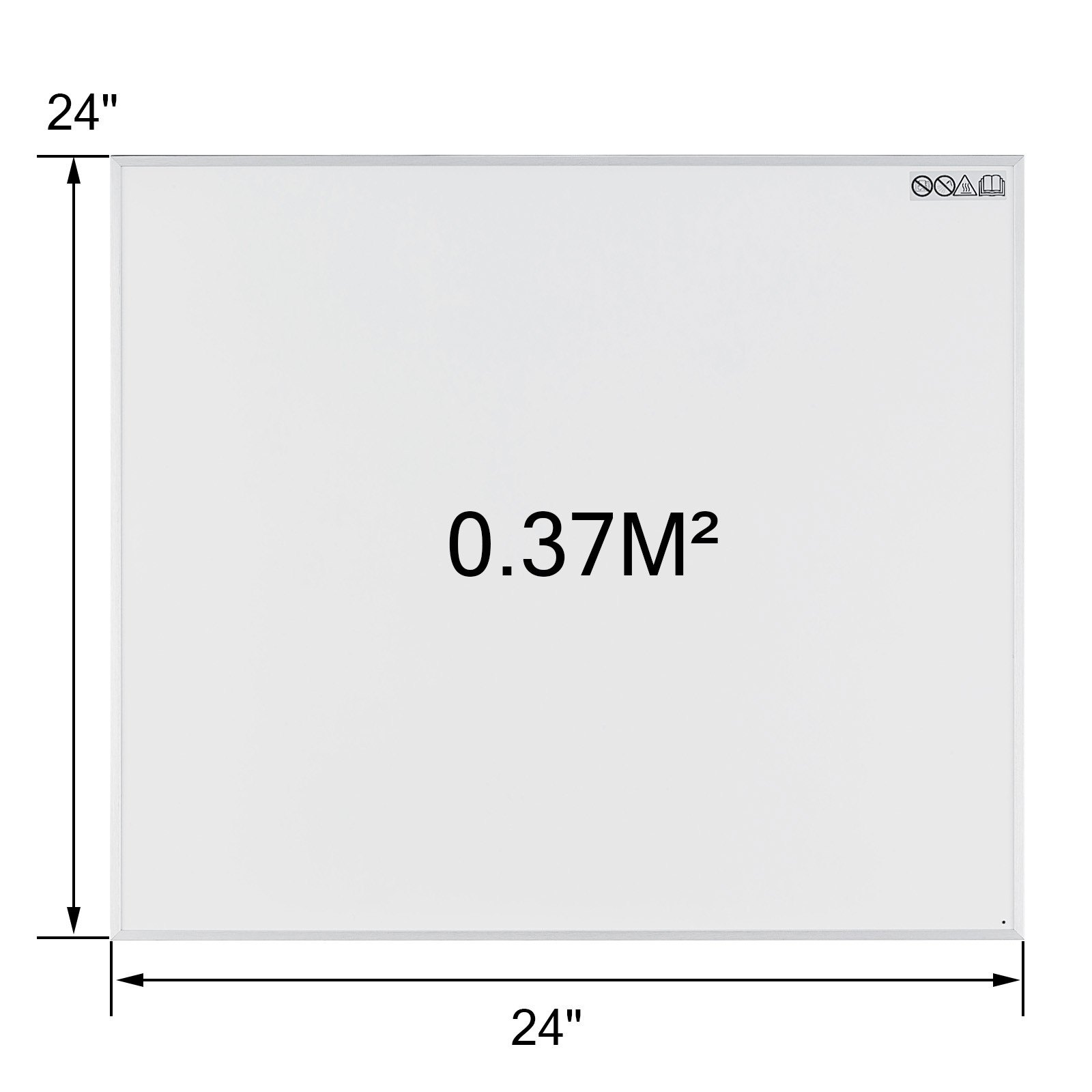 450 Watt Pannello Radiante Riscaldamento Infrarossi Infrarosso Termostato