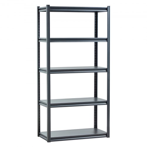 VEVOR Scaffale Portaoggetti per Garage a 5 Livelli Nero 457,2 x 914 x 1828 mm