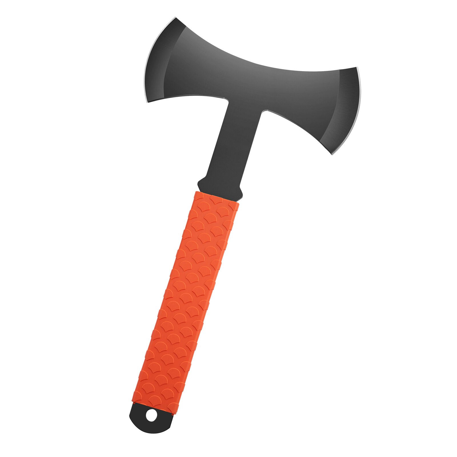 VEVOR Set di Asce per Gioco Lancio dell'Ascia Testa Doppia 3 Pezzi in Acciaio Inox 302,3 mm con Fodero Protettivo in Nylon Nero, Ideale per Gioco di Lancio dell'Ascia per Feste Eventi