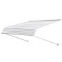 VEVOR Pensilina per Finestra Porta da 1219 x 1066 mm Tettoia per Porta Ingresso, Lega di Alluminio Antiruggine, Pensilina per Patio Esterna, per Protezione da Pioggia, Neve e Luce Solare