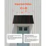 VEVOR Pensilina per Finestra Porta 1430 x 610 mm Tenda da Sole per Finestra