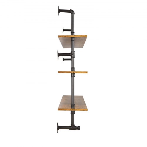himaly Set di 2 mensole in legno rustico, mensole decorative da parete, mensole a libro per mensole a vite, 43,2 cm himaly Set di 2 mensole in legno rustico, mensole decorative da parete, mensole a libro per mensole a vite, 43,2 cm