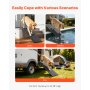 VEVOR Rampa per Cani per Auto 160 x 43,2 cm Rampe Pieghevoli con Superficie in Tessuto Feltro Antiscivolo Animali Domestici di Taglia Media e Grande Carico di 113 kg, per SUV e Camion