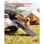 VEVOR Rampa per Cani per Auto 160 x 43,2 cm Rampe Pieghevoli con Superficie in Tessuto Feltro Antiscivolo Animali Domestici di Taglia Media e Grande Carico di 113 kg, per SUV e Camion