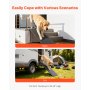 VEVOR Rampa per Cani per Auto 180 x 50,8 cm, Rampe Pieghevoli con Superficie in Tessuto Oxford Antiscivolo per Animali Domestici di Taglia Media e Grande Fino a 113 kg, per SUV e Camion