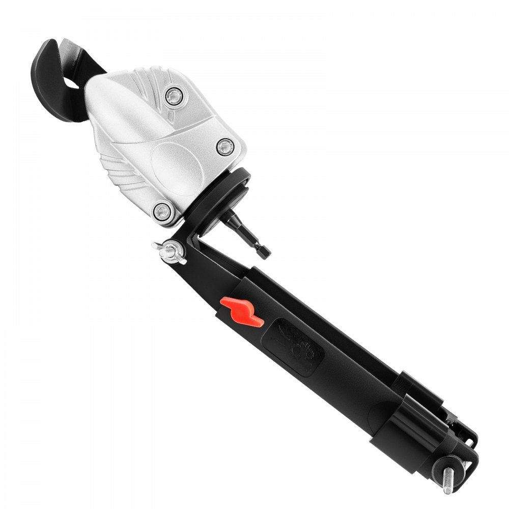 VEVOR Accessorio per Trapano Cesoia per Metallo, Taglierina per Lamiera con Testa Girevole a 360 Gradi, Lame Affilate, per Acciaio Zincato, Acciaio Inox, Lamiera di Alluminio, Plastica, Cartone