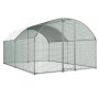 VEVOR Chicken Coop, 3x4x2 m, Walk-in Chicken Run with Cover, Chicken House with Double Roof & Security Lock, Duck & Rabbit Cage, Poultry Enclosure for Backyard, Farm, Yard