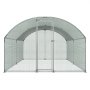 VEVOR Chicken Coop, 3x4x2 m, Walk-in Chicken Run with Cover, Chicken House with Double Roof & Security Lock, Duck & Rabbit Cage, Poultry Enclosure for Backyard, Farm, Yard
