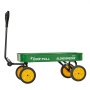 VEVOR Pull-Along Wagon for Kids, 101 cm Toddler Wagons, Supports up to 80kg, All-Terrain Wagons with Handle, Utility Wagon Cart Birthday Present for Kids Gardening Beach Camping, Green