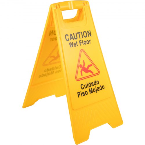 Paluplus 3 Cartelli di Avviso Pavimento Bagnato, Misura 30x38x59 cm, Segnale di Avvertimento Giallo Pieghevole, Scritta Multilingue -3718F Paluplus 3 Cartelli di Avviso Pavimento Bagnato, Misura 30x38x59 cm, Segnale di Avvertimento Giallo Pieghevole, Scritta Multilingue -3718F