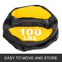 Sacchetto di Sabbia Fitness 100LBS/45KG Sandbag Fitness Portatile Kettlebell Sabbia