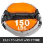 VEVOR Sacchetto di Sabbia Fitness 150LBS/68KG Sandbag Fitness Portatile Kettlebell Sabbia
