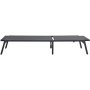 VEVOR Outdoor Chaise Lounge Chairs, Aluminum Patio Loungers with 5 Adjustable Positions, Foldable Pool Loungers, Deck Chairs and Fully Flat Sun Loungers for Patio, Beach, Pool, Dark Grey, 2 Pieces