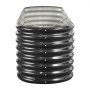 VEVOR Metal Raised Garden Bed, 2.4 x 0.6 x 0.6 m Oval Outdoor Galvanized Planter Garden Box, Open Bottom Design, Large Planter Raised Bed for Growing Vegetables, Flowers, Herbs, Succulents, Dark Gray