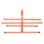 VEVOR Supporto per Bobine di Filo, Contenere a Mano, per Erogatore di Filo di Acciaio Resistente 8 Bobine, Design Facile da Sollevare per Uso Elettrico, Industriale e al Dettaglio 380 x 315 mm
