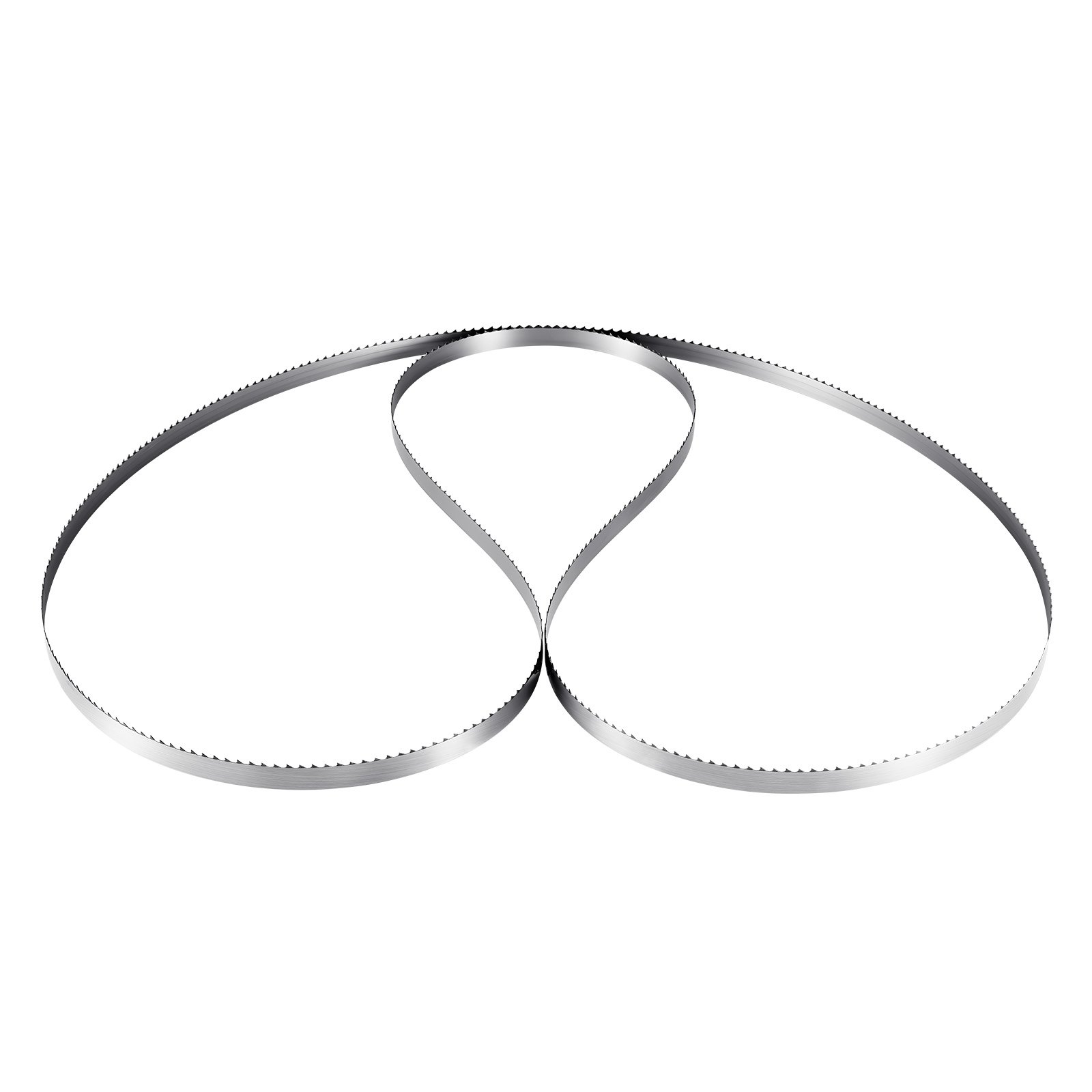 VEVOR Lama per Seghe a Nastro Lunghezza da 2780 mm con 4 Denti Temprati TPI 18 HRC Lama di Ricambio in Acciaio al Carbonio Compatibile con le Troncatrici a Nastro per Lavorazione del Legno