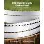 VEVOR Lama per Seghe a Nastro 1832x12,7x0,5 mm 4 Denti Temprati TPI 18 HRC Lama di Ricambio in Acciaio al Carbonio Compatibile con le Troncatrici a Nastro per Lavorazione del Legno