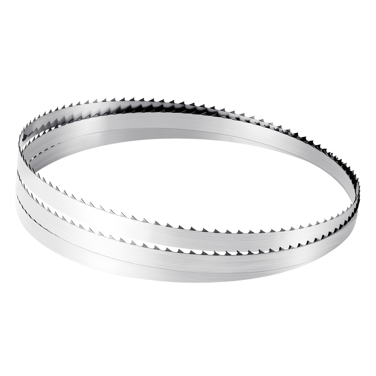 VEVOR Lama per Seghe a Nastro 1832x12,7x0,5 mm 4 Denti Temprati TPI 18 HRC Lama di Ricambio in Acciaio al Carbonio Compatibile con le Troncatrici a Nastro per Lavorazione del Legno