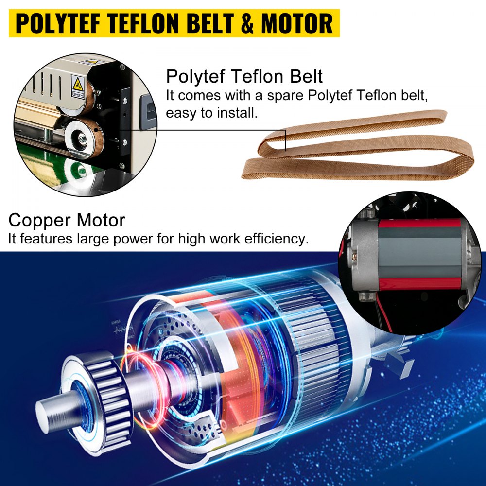 Vevor Macchina Sigillatrice Automatica Orizzontale Fr770a Sigillatrice Plastica
