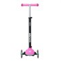 VEVOR Monopattino con 3 Ruote per Bambini da 3 Anni, Monopattino Carico max. 75kg 3 Altezze 710/755/800 mm, Ruote Luminose φ120 mm, Manubrio Altezza Regolabile, Pedana Antiscivolo, Rosa