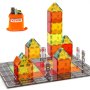 VEVOR Piastrelle Magnetiche 150 x 75 x 6,5 mm Blocchi Magnetici per Costruzioni Stradali per Bambini 56 Pezzi, con Borsa Portaoggetti, Giocattoli Educativi Sensoriali STEM per Costruzione di Città