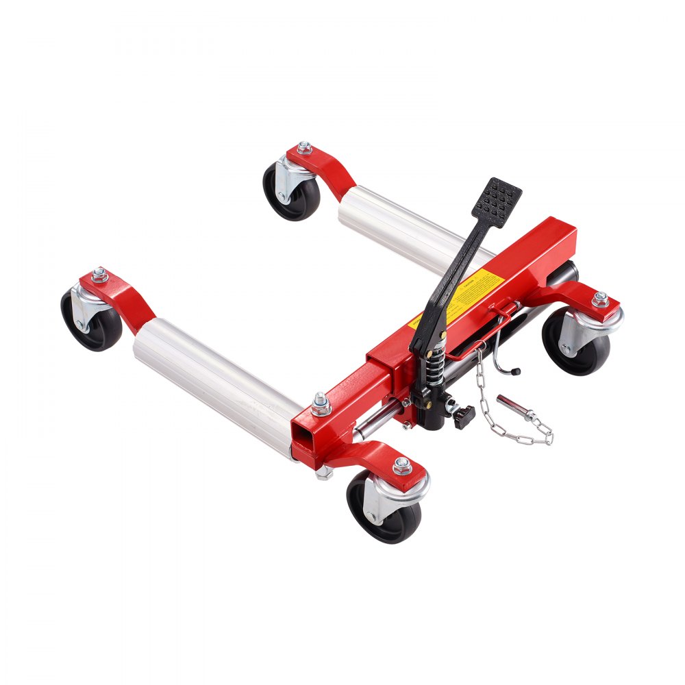 VEVOR Wheel Trolley Tire Jack, Max. Load Capacity 680 kg Car Trolley, Jack with 360° Rotating Wheels, Heavy-Duty Vehicle Positioning Hydraulic Trolley Jack, for Car Repair