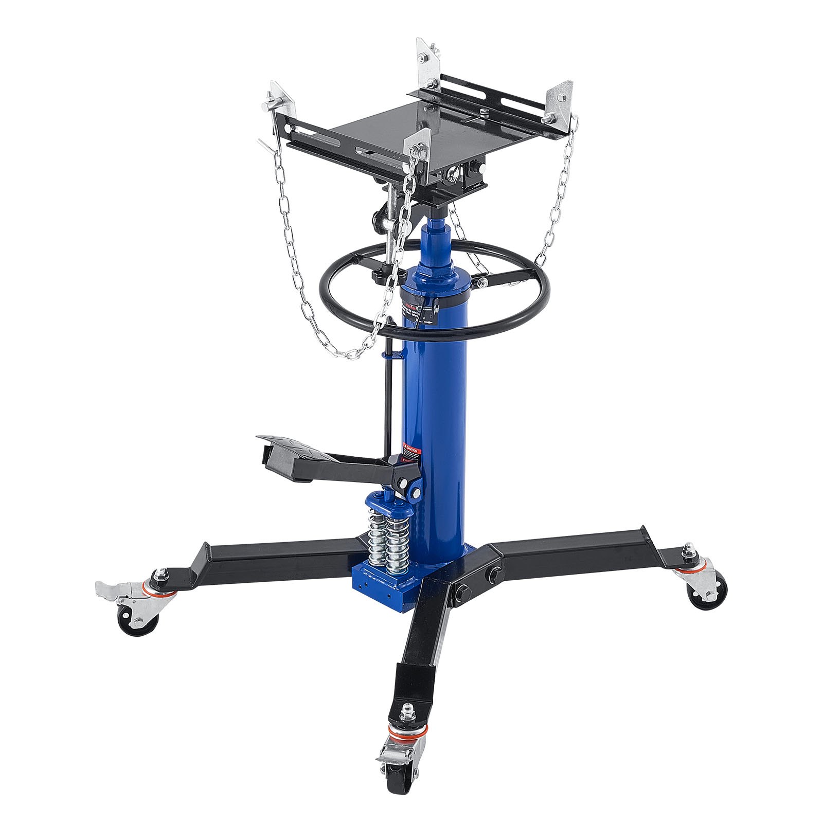 VEVOR Cric Idraulico, Capacità di sollevamento 600 kg, Cric Telescopico con Pedale, Doppia Trasmissione Telescopica, Altezza di Sollevamento Elevata 880 - 1760 mm, Montacarichi per Garage