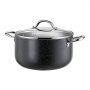 VEVOR Pentola per Zuppa Coperchio in Vetro Trasparente, Pentola per Zuppa da 5,7 Litri in Lega di Alluminio con Rivestimento Antiaderente senza PFOA PFAS Compatibile Fornelli a Gas per Piatti Stufati