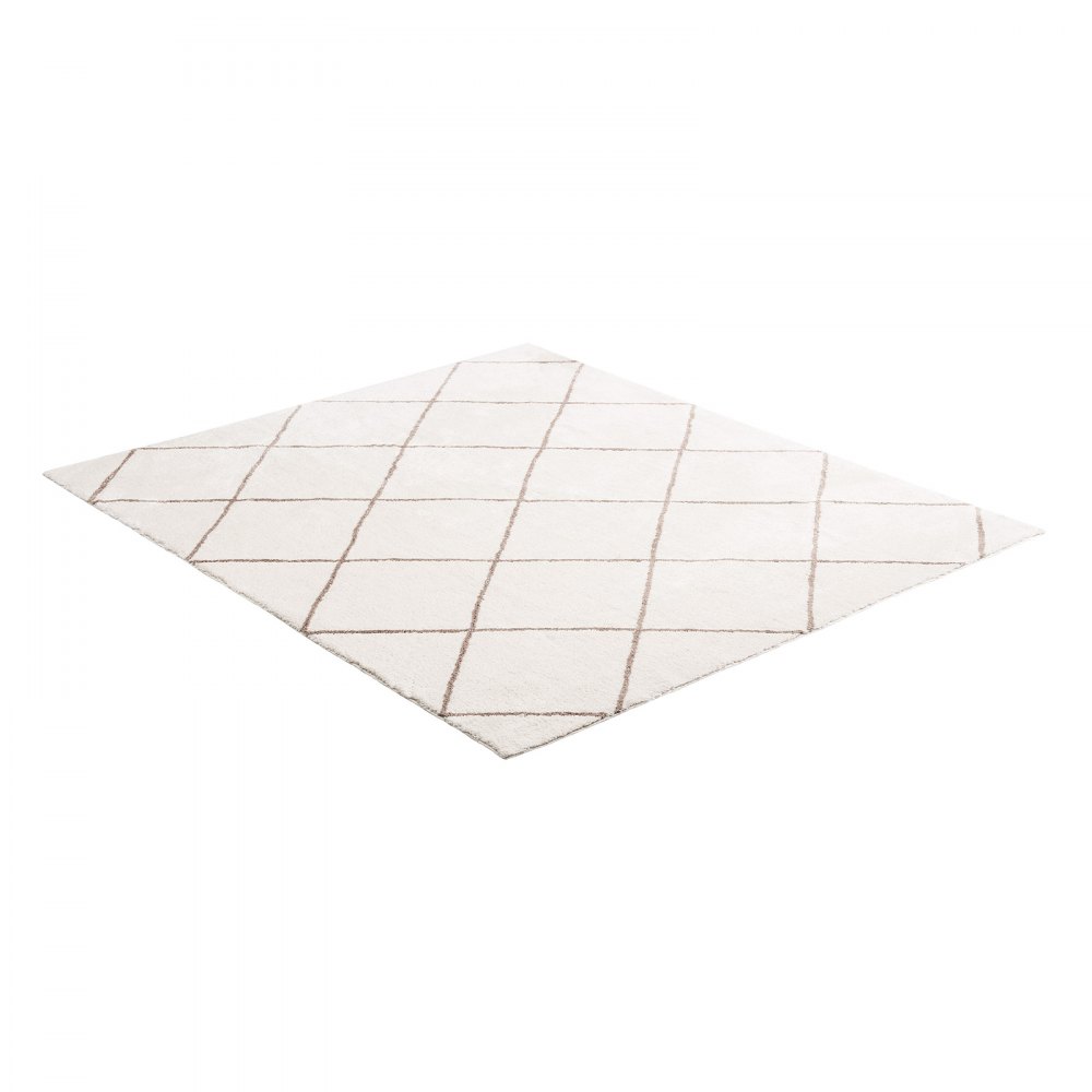 VEVOR Tappeto Morbido per Interni in Peluche 2,44 x 3,05 m, Tappeto Morbido Pelo Lungo, Tappetino in Peluche per Camera da Letto Soggiorno Salotto Studio, Antiscivolo, Beige