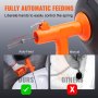 VEVOR Kit di Sturatubi per Drenaggio Alimentazione Automatica Tubo in Acciaio 762cm Diametro 6,3mm Modalità Doppia Compatibile con Trapano, Pulitore di Scarico Drenaggio Sturatubi Manuale / Elettrico