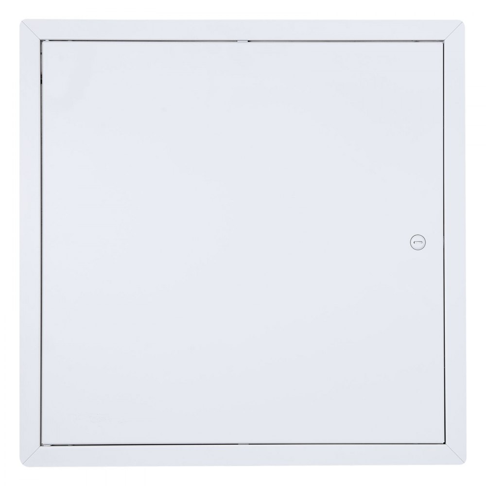 VEVOR Sportello di Ispezione Apertura 165° Materiale Lamiera d'Acciaio Zincata 411 x 411mm, Anta Sportello con Serratura per la Manutenzione Riparazione degli Impianti Superficie da Verniciare 1,9 kg