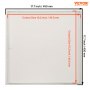 VEVOR Access Panel for Drywall, 41x41 cm Galvanized Steel Access Door, Easy Install Hinged Service Panel with Screwdriver Latch, for Ceiling Plumbing Electrical, White