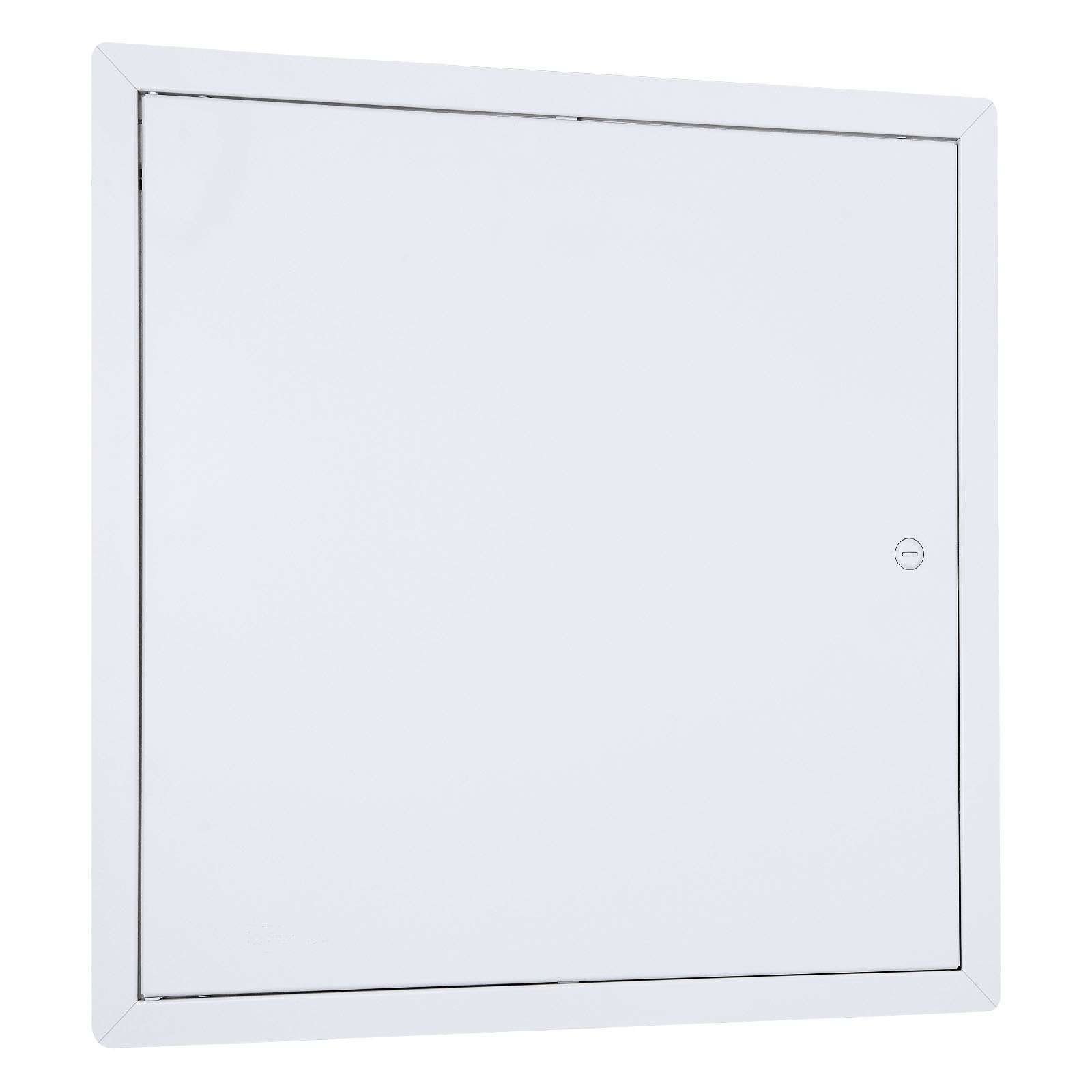 VEVOR Sportello di Ispezione Apertura 165° Materiale Lamiera d'Acciaio Zincata 411 x 411mm, Anta Sportello con Serratura per la Manutenzione Riparazione degli Impianti Superficie da Verniciare 1,9 kg