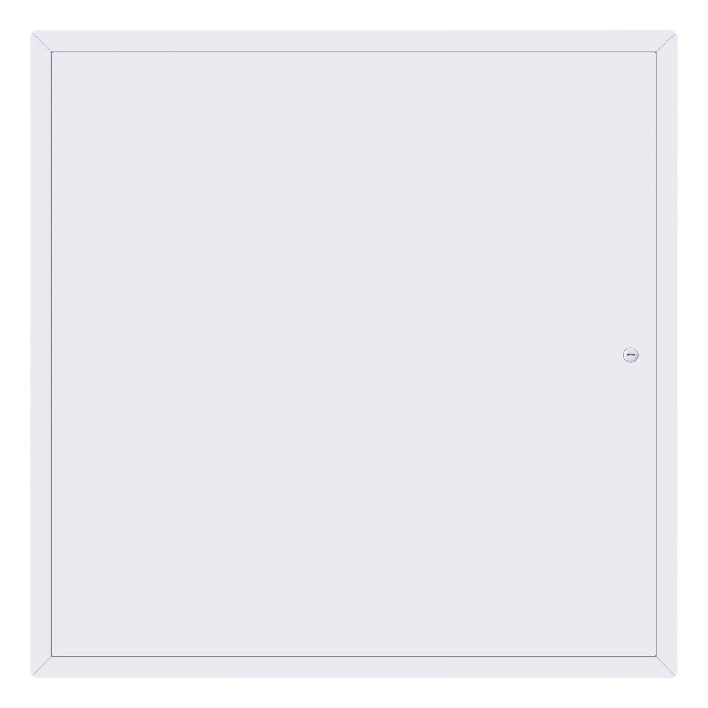 VEVOR Pannello di accesso per cartongesso e soffitti, Pannelli di accesso idraulico 24 x 24 pollici, Porta di accesso rinforzata, Copertura foro muro in acciaio resistente, Pannello incernierato rimovibile facile da installare per cablaggi e cavi, Argento