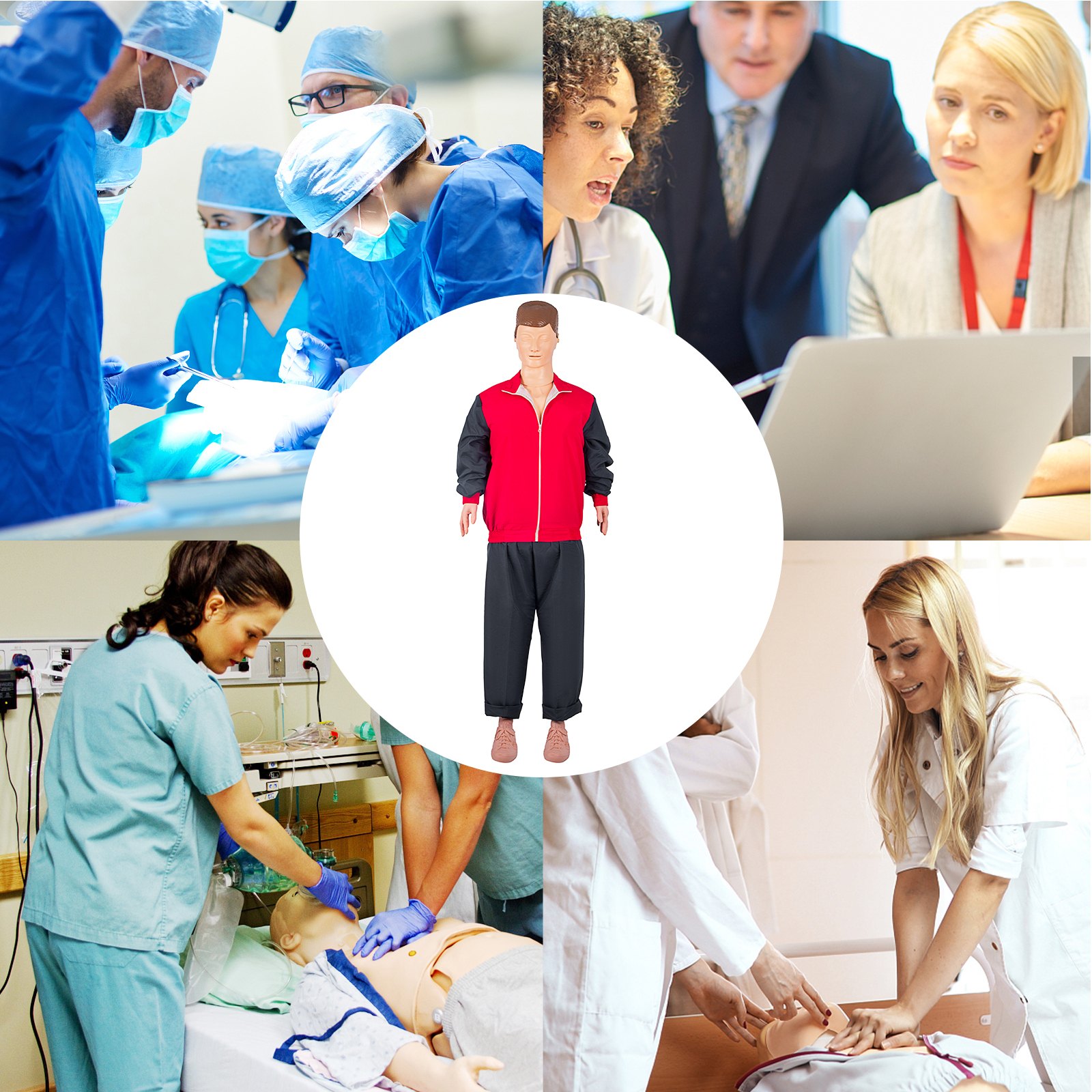 Vevor Manichino Per Addestramento Alla Rianimazione Rcp Simulatore Per Rcp