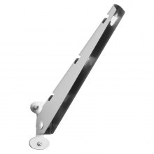 VEVOR Braccio in Filo Spinato, 10 Confezione da 310 mm, Estensore per Pali di Recinzione, Design con Staffa a U, Estensore per Altezza Recinzione in Acciaio Zincato, per Legno e Cemento