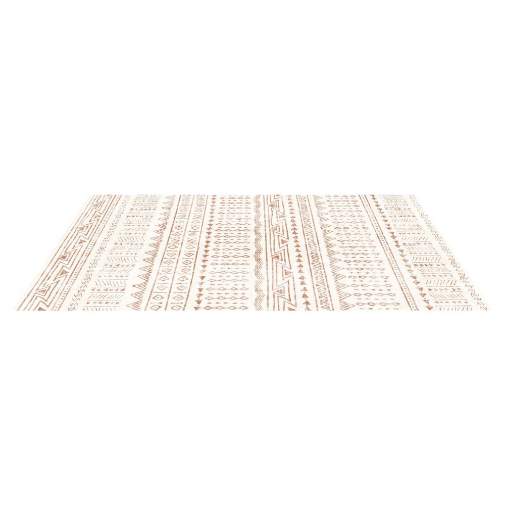 VEVOR Tappeto per Salotto, 1524 x 2134 mm Lavabile, Tappeto da Interno per Soggiorno, Antiscivolo e Antistrappo, per Animali Domestici e Bambini, per Camera da Letto, Soggiorno, Ingresso, Beige