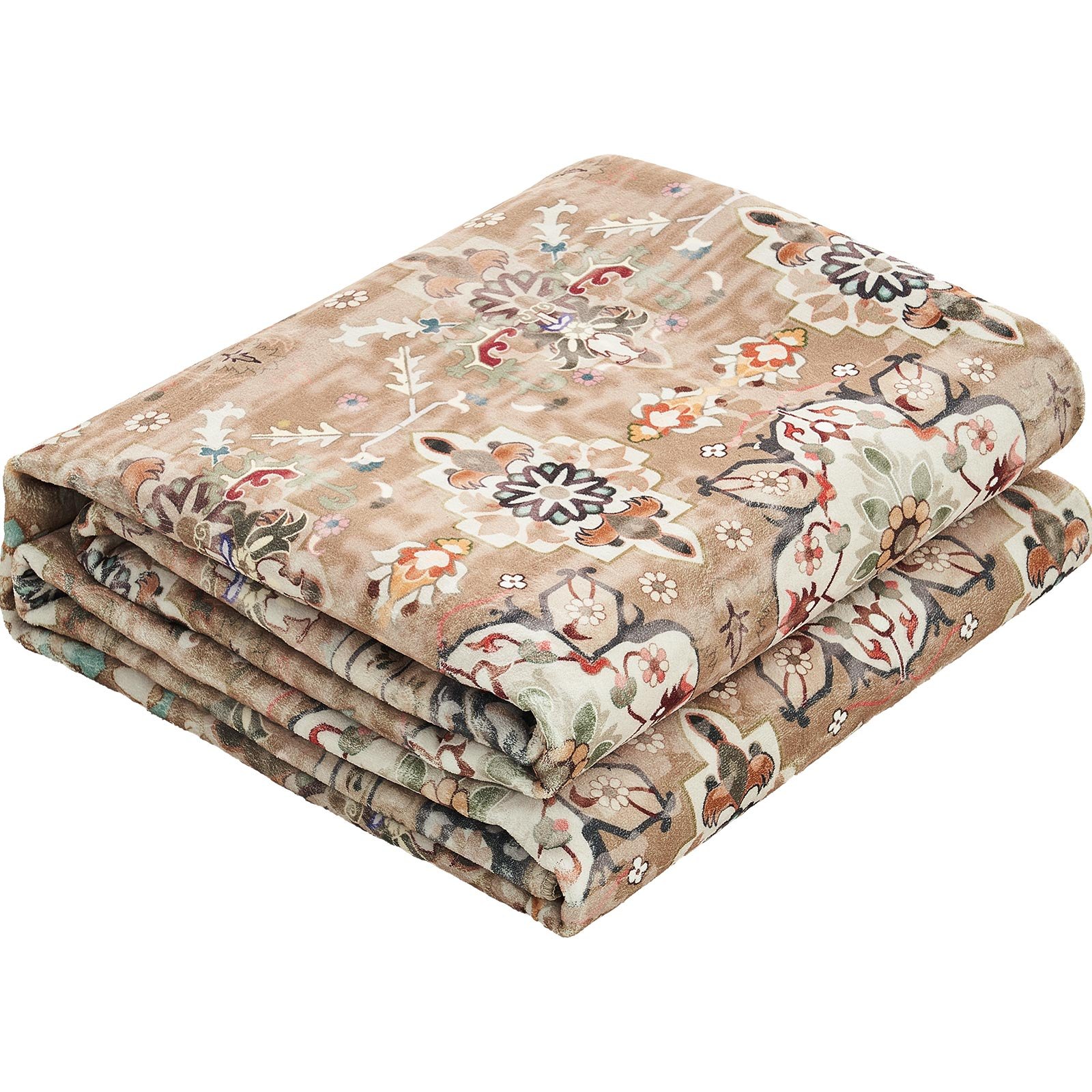 VEVOR Tappeto per Salotto 1829 x 2743 mm Lavabile, Tappeto da Interno per Soggiorno, Antiscivolo e Antistrappo, per Animali Domestici e Bambini, per Camera da Letto, Soggiorno, Marrone e Verde