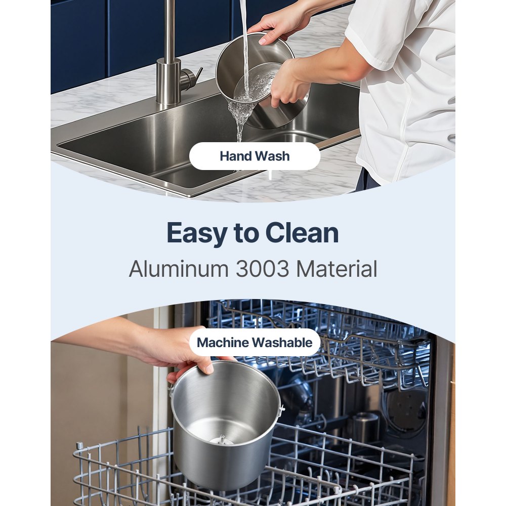 VEVOR Gelatiera Elettrica Casalinga per Gelato Capienza 2L circa Potenza 180W, Macchina per Gelato Elettrica con Schermo LCD Preparazione Rapida Senza Precongelamento per Gelato Sorbetti Frozen Yogurt