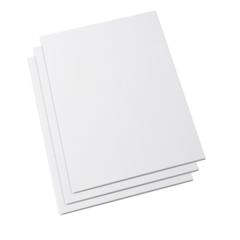 VEVOR Foam Board, 3 Pack 610 x 915 mm, 6 mm Thickness White Poster Board, for Mounting, Crafts, Paintings Prints, Art, Display, Presentation and Projects, Acid-Free Double Sided Foam Core Sheets