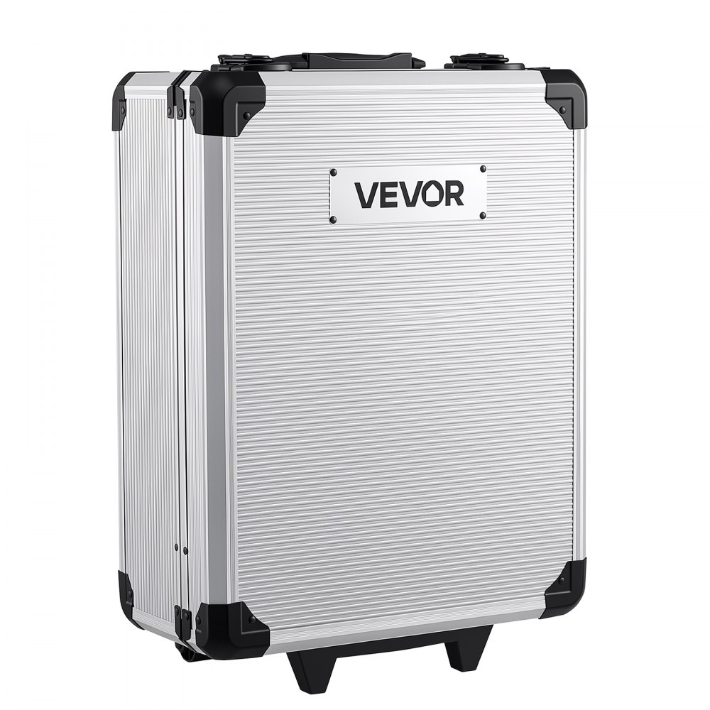 VEVOR Kit Valigetta di Attrezzi da 521 Pezzi per Manutenzione Domestica, per Riparazioni Progetti Fai Da Te, con Custodia Portatile, in Acciaio Alta Qualità, con Trapano a Batteria Punte e Martello